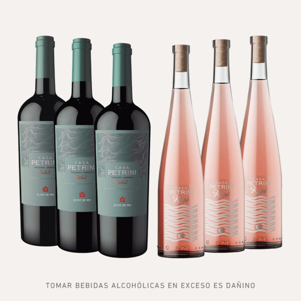 Pack 3 Talud + 3 Petrini Rosé